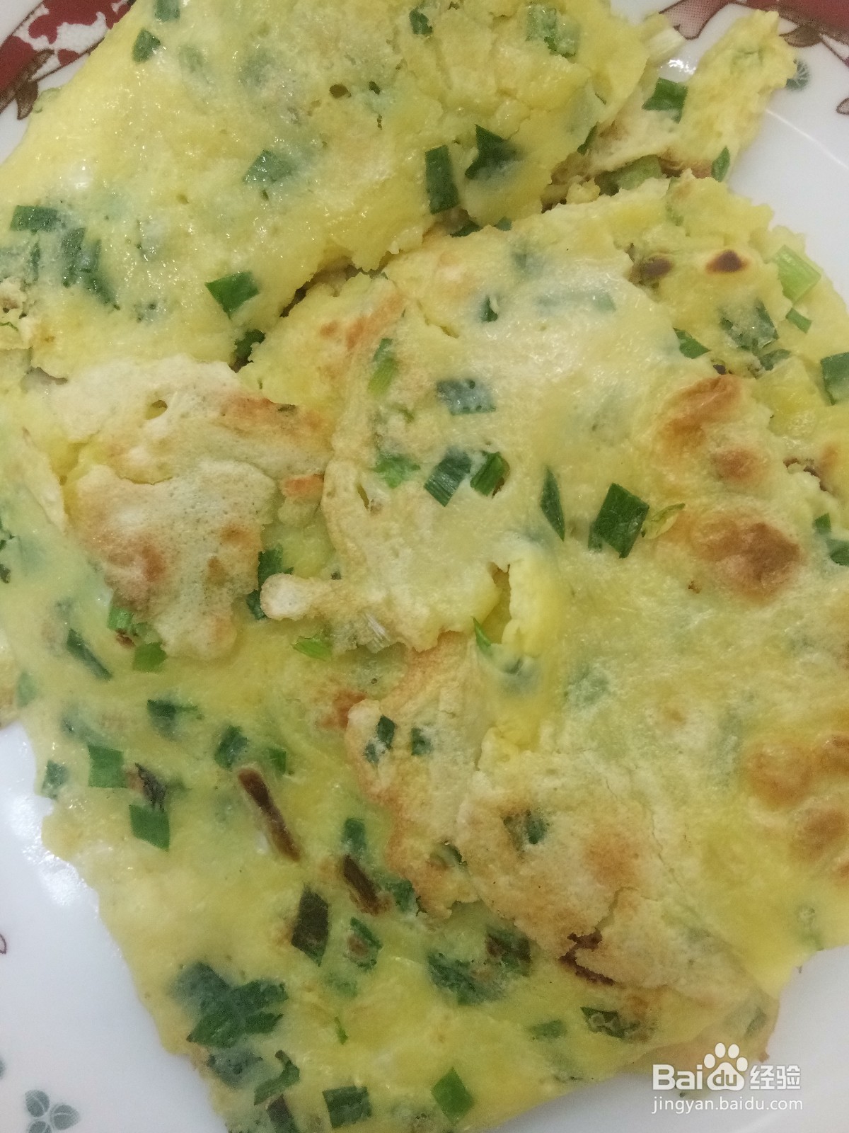 韭菜鸡蛋饼的家常做法