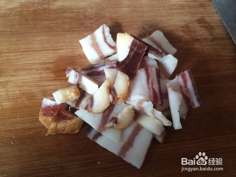 肉片炒盖菜的简易做法