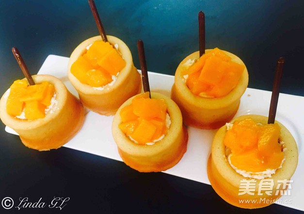 堡尔美克奶油芒果蛋糕杯