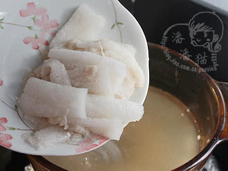 金汤竹荪扒芦笋