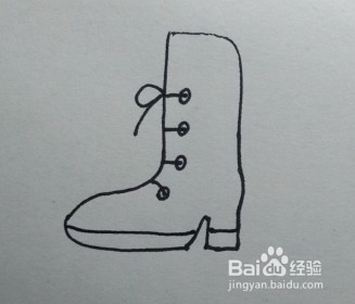 简笔画：靴子（简单易学）
