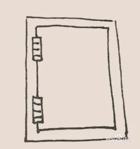 保险柜简笔画