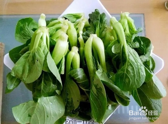 虾头炒油菜