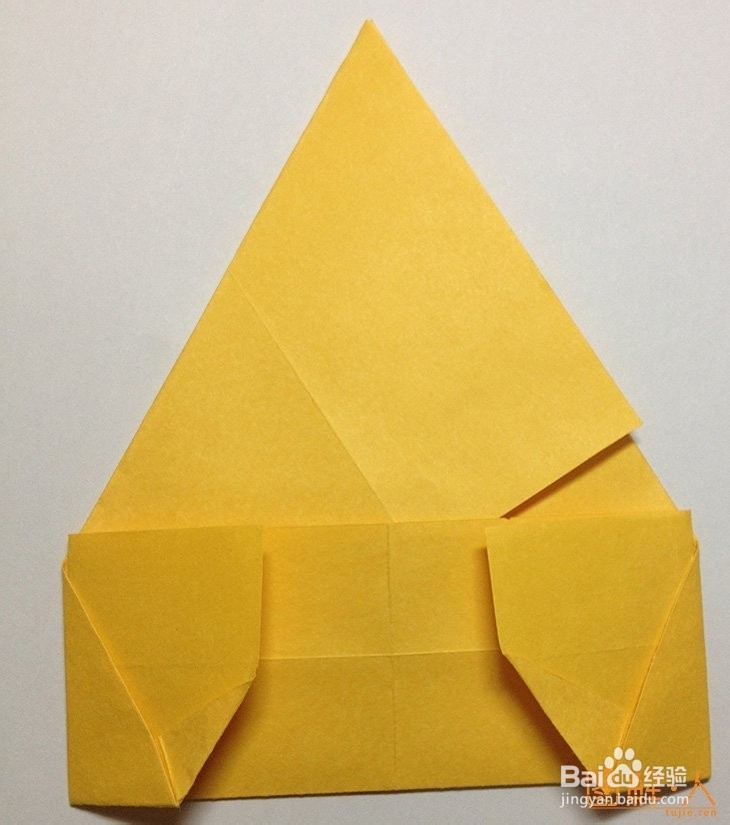 三角形礼物盒子折纸图解教程