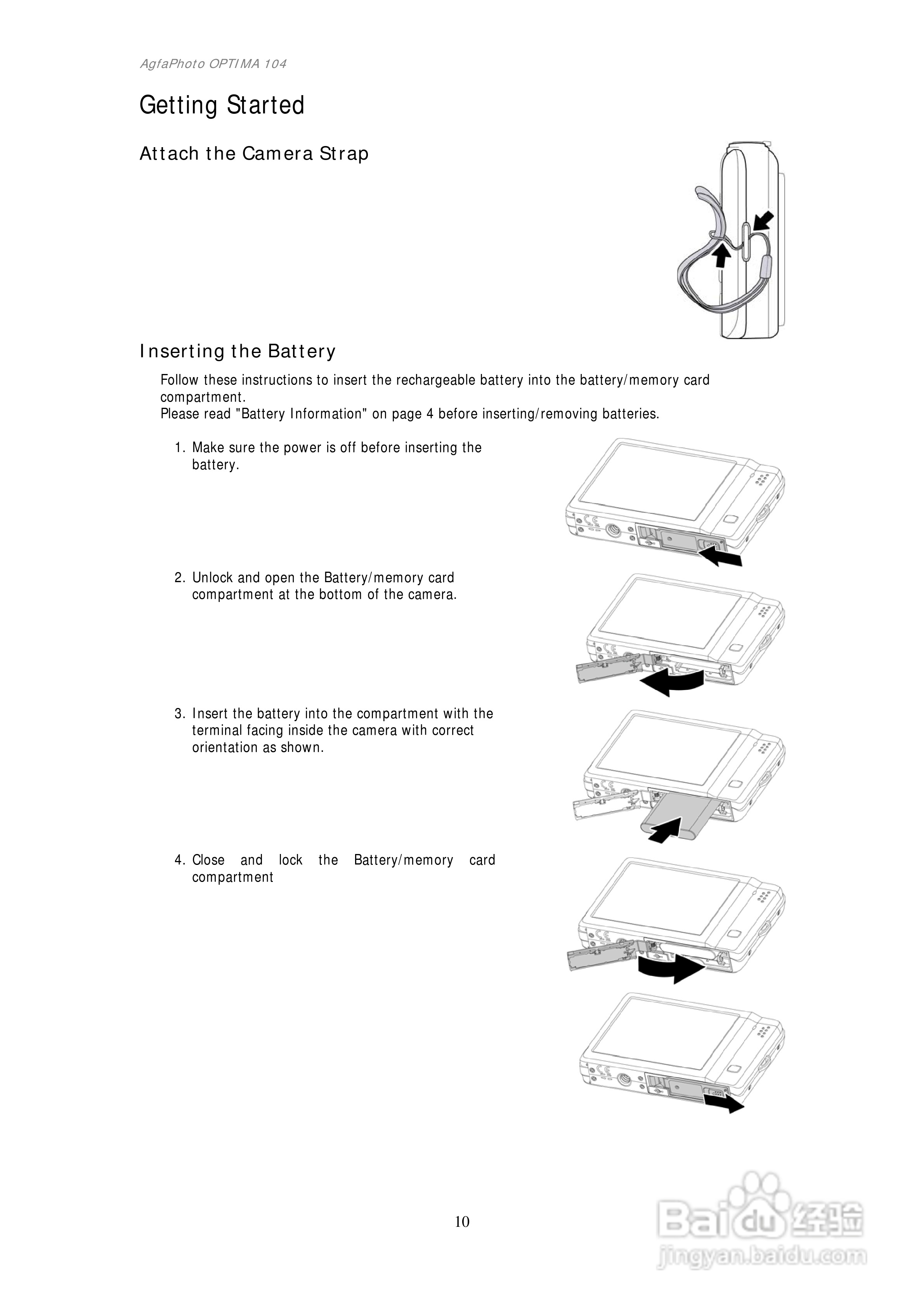 爱克发AgfaPhoto OPTIMA 104数码相机使用说明书:[2]