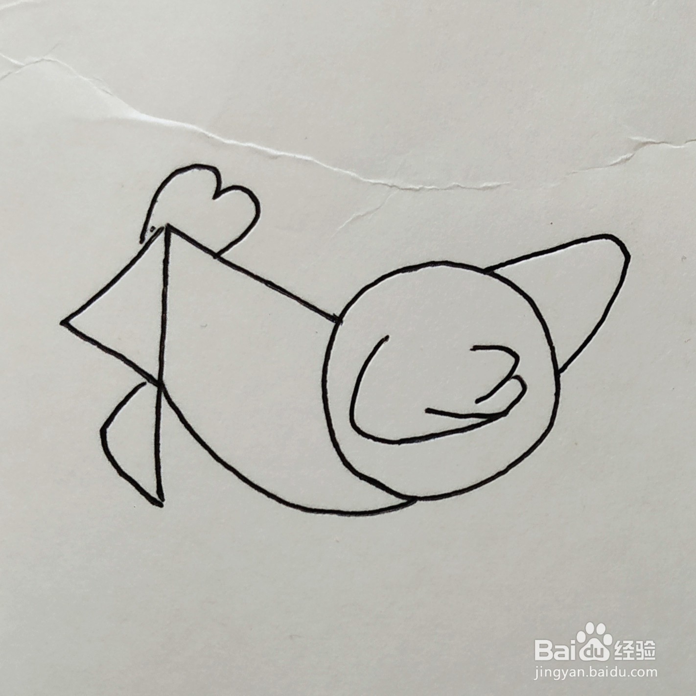 怎样用1和0画一只咯咯哒