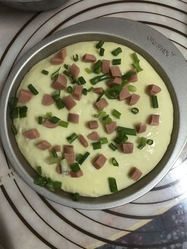 葱香芝士火腿面包