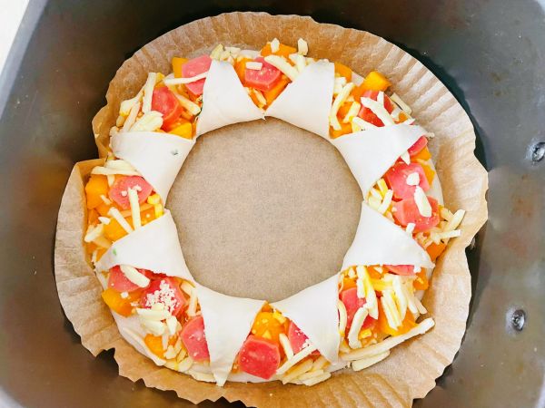 花环手抓饼披萨