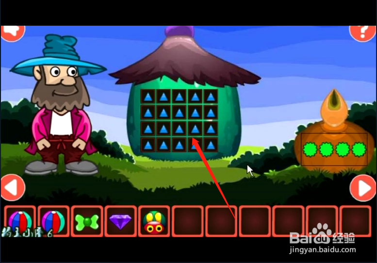 小游戏 《新年胡子大叔逃脱》如何通关