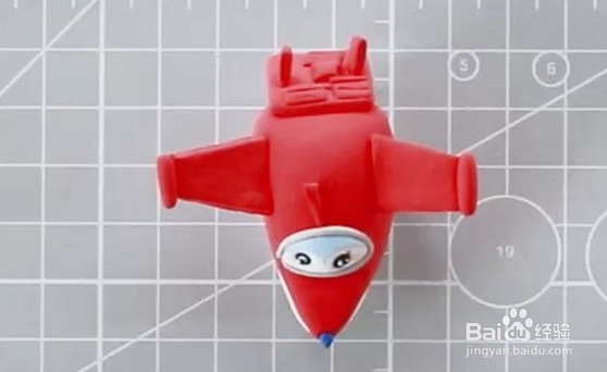 粘土手工超级飞侠乐迪的制作方法