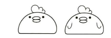 半圆形怎么画出简单可爱的动物