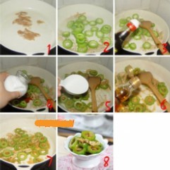 鸡丝炒苦瓜的做法