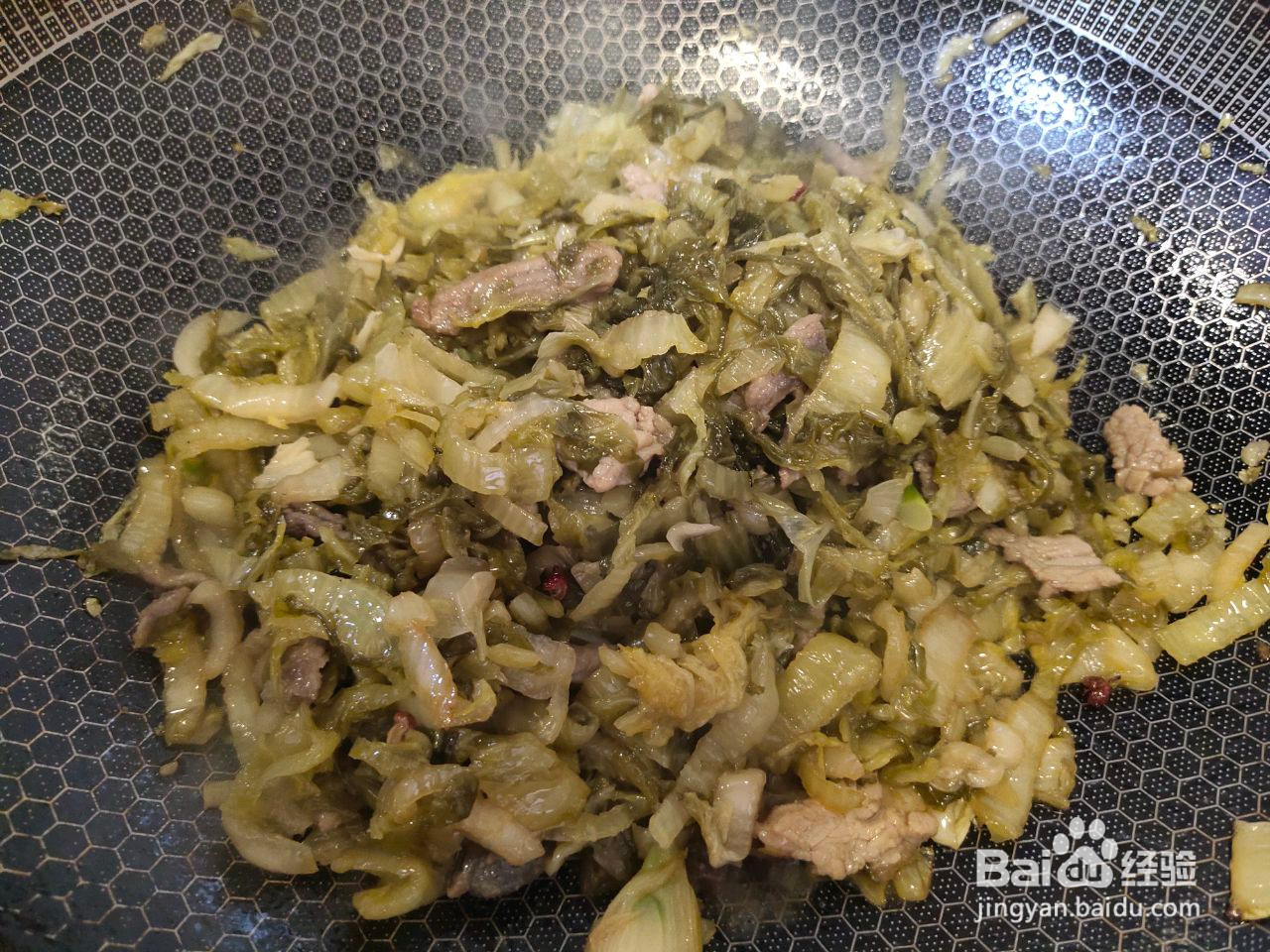 酸菜炒肉丝的做法