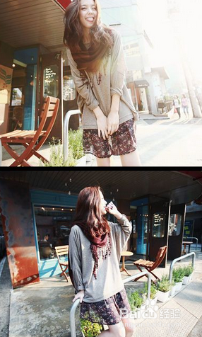 百搭围巾潮味十足