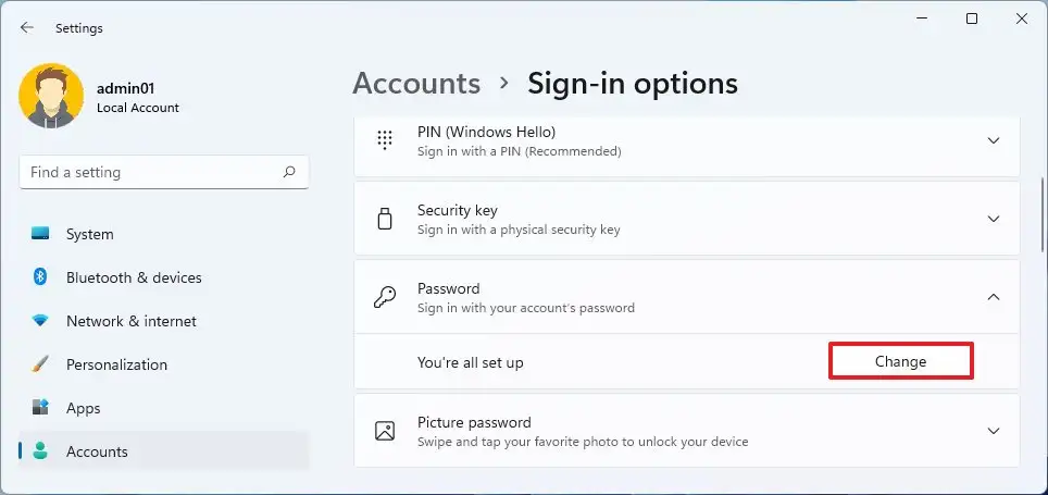 如何禁用或删除Windows 11中的密码登录