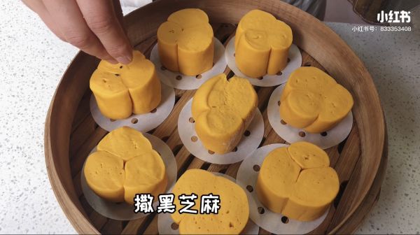 胡萝卜开花馒头