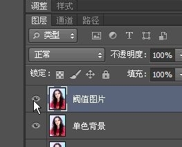 利用阈值和正片叠底图层模式制作波普风格