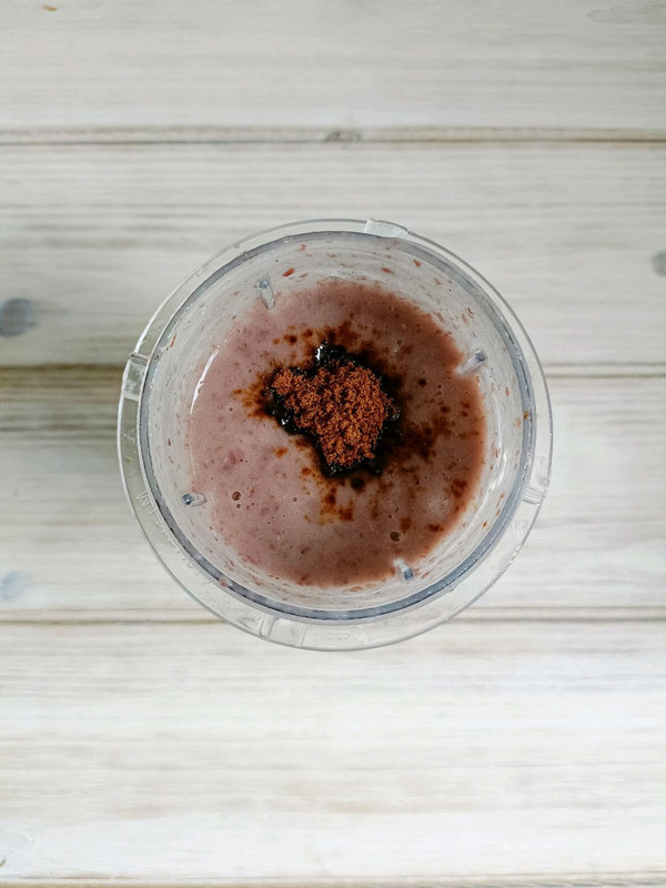 阿胶麻薯牛奶红豆沙