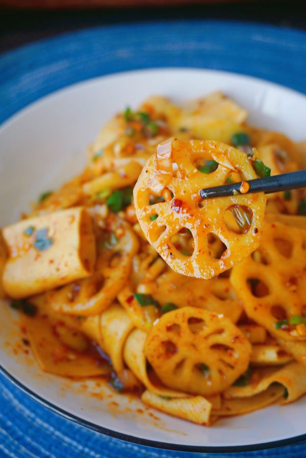 红油麻辣凉拌藕片