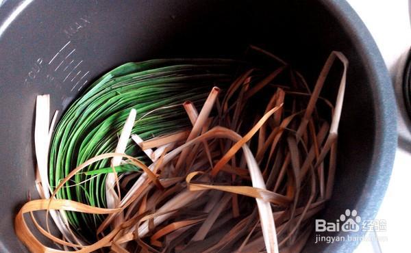 一步步做馋嘴的红枣豆沙粽