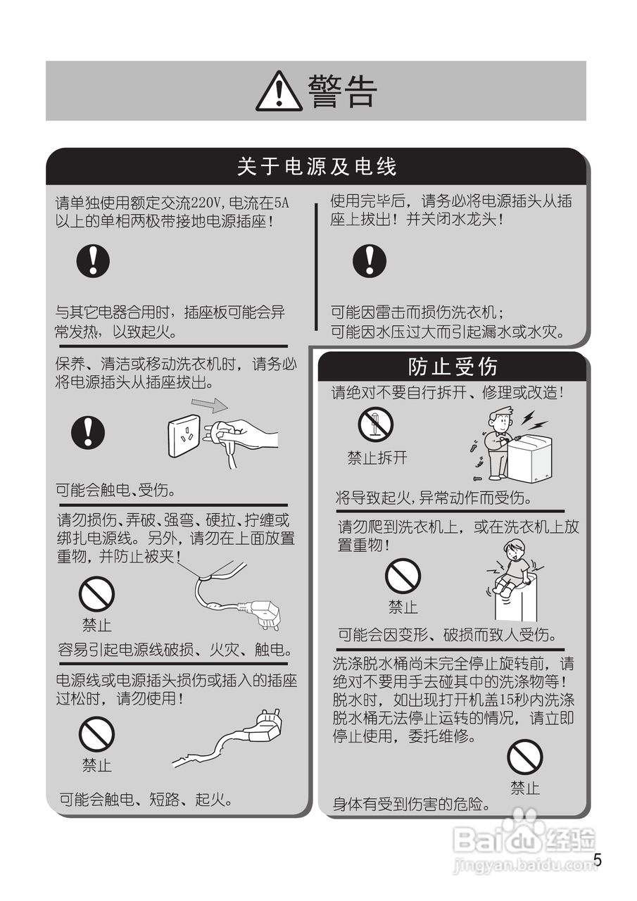 松下XQB75-Q745U洗衣机使用说明书:[1]