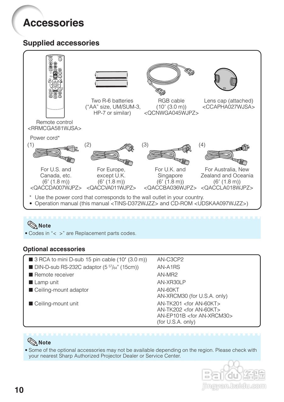 夏普SHARP PG-F200X投影机使用说明书:[2]-百度经验