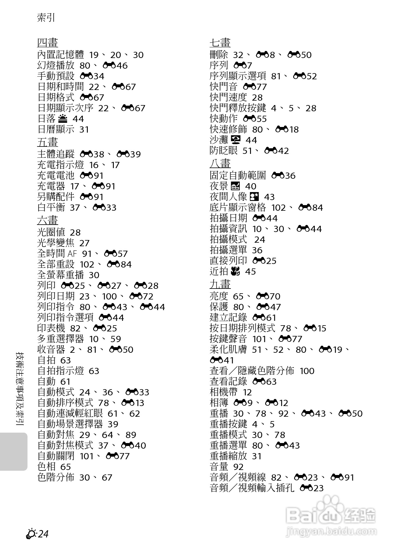 尼康COOLPIX S9300数码相机使用说明书:[24]