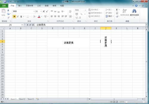 office Excel中如何让字竖着写