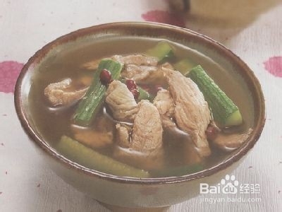 黄瓜煮肉片汤的制作方法