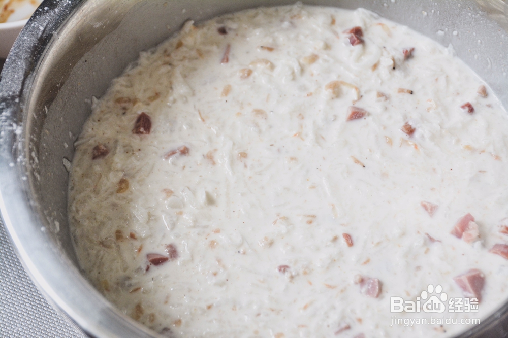 奶奶教你做萝卜火腿萝卜糕