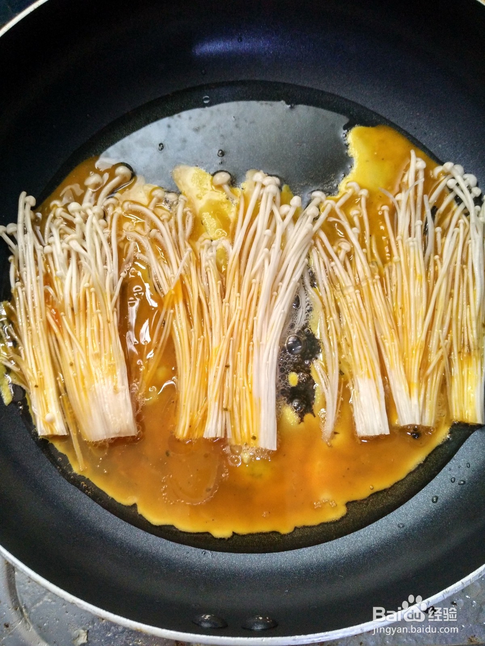 金针菇煎鸡蛋
