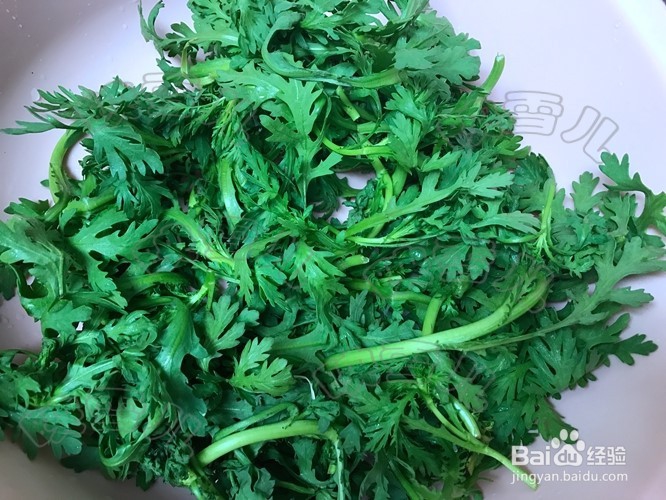 盐水煮唐蒿菜