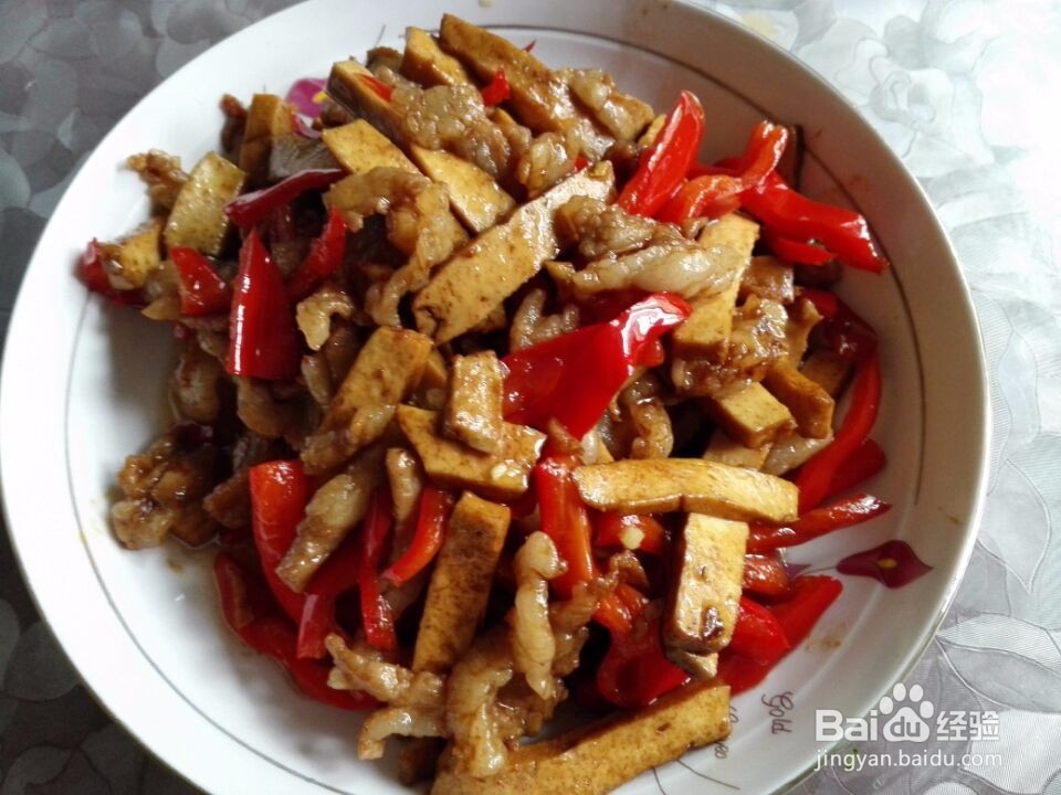怎样制作香干炒肉好吃?