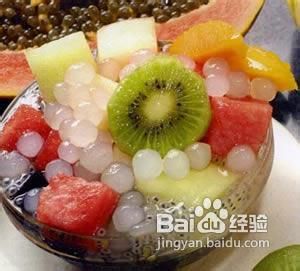 越吃越美丽-椰汁西米芒果捞