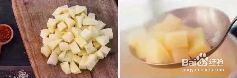 风味美食炸土豆