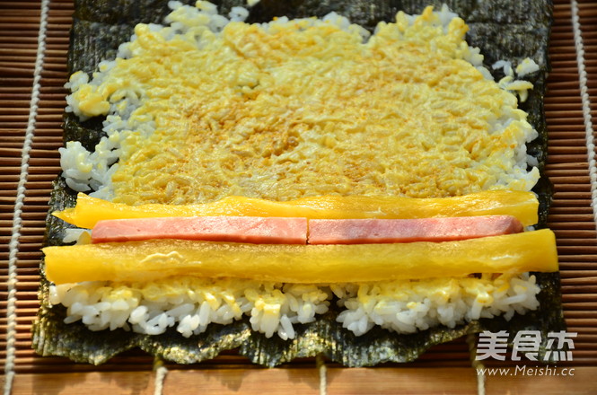 火腿寿司的做法