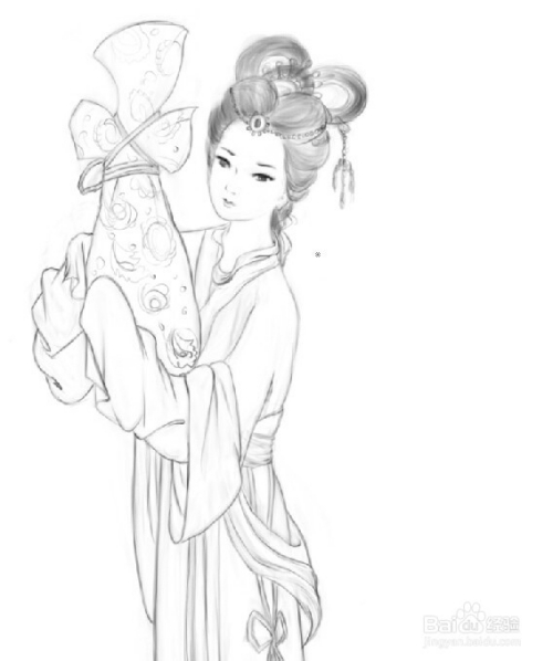 PS板绘线描技巧：超炫修线描法