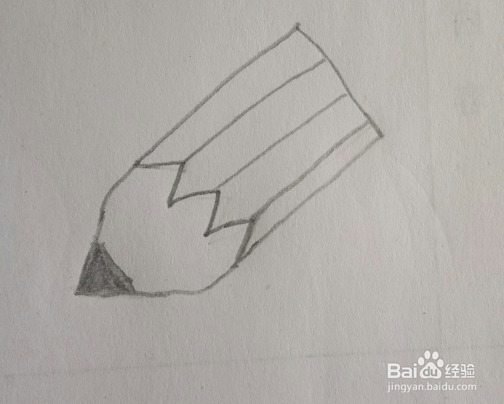 儿童简笔画笔的画法五