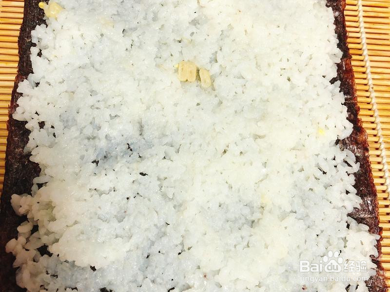 鸭蛋黄寿司的做法