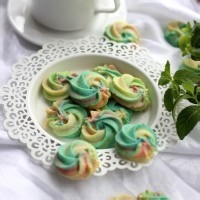 梦幻彩虹曲奇饼干