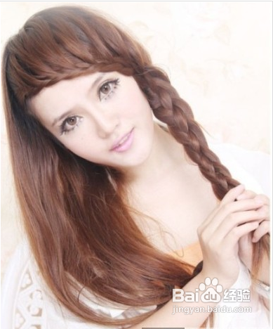 蜈蚣刘海编发图解