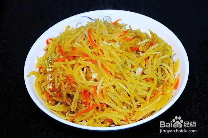素炒土豆丝怎么做
