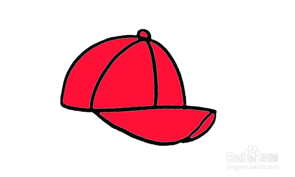 如何画出一个小红帽子？