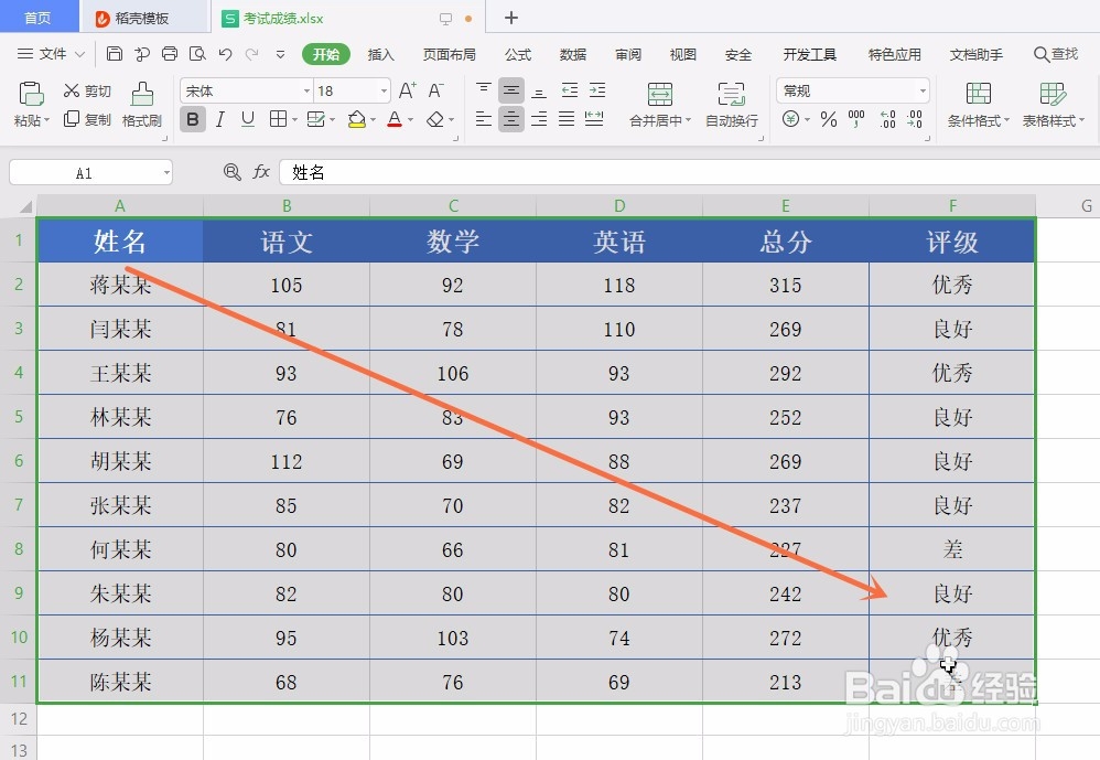 Excel如何给特定条件的数据整行标颜色
