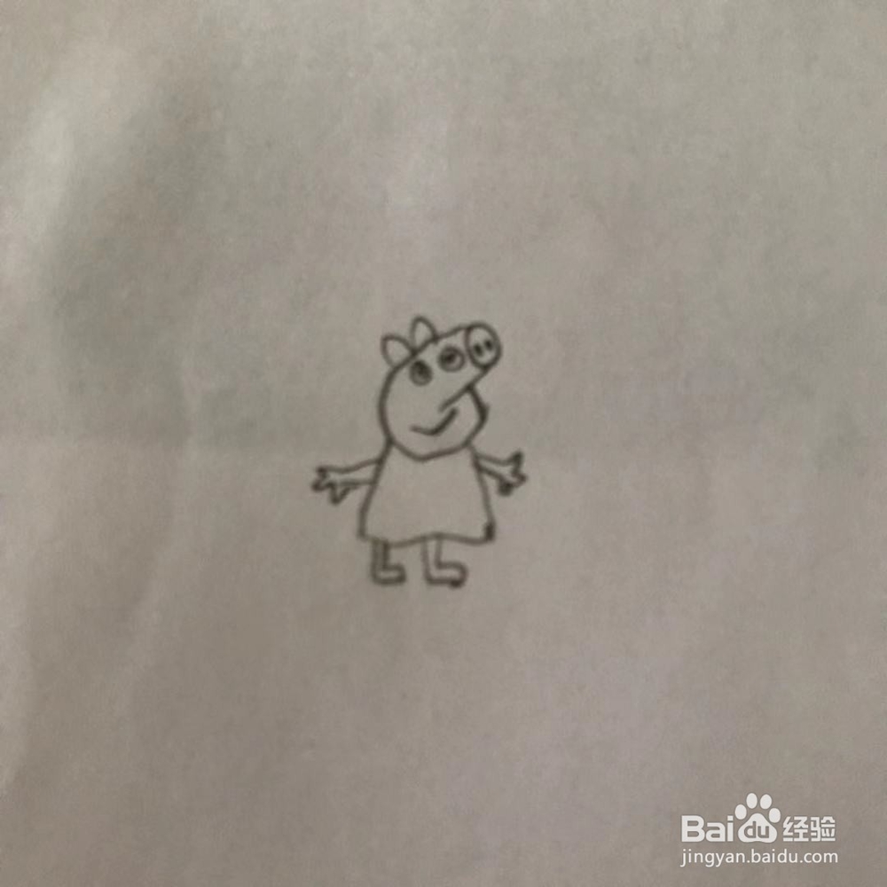 小猪佩奇怎么画呢
