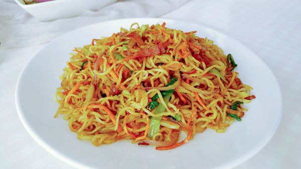 酱油培根蛋裹面