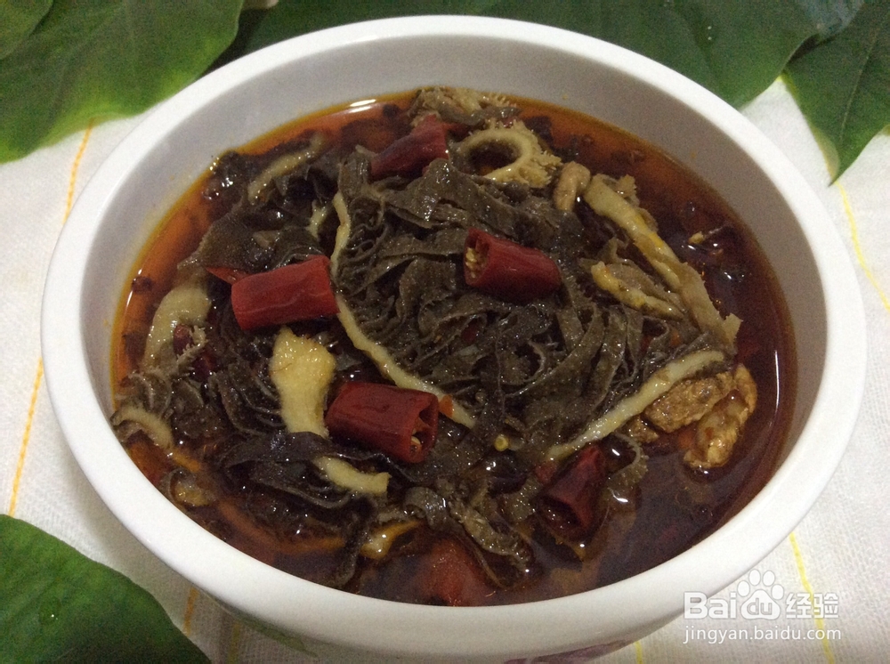 香辣千层肚的做法