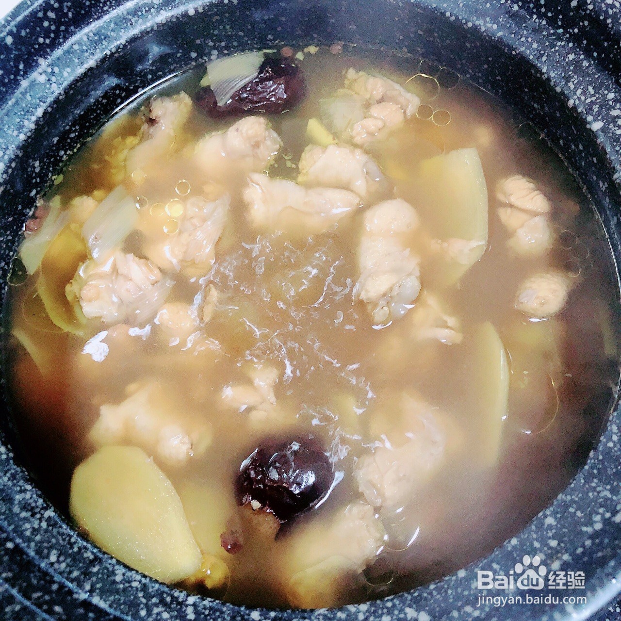 板栗鸡汤的做法