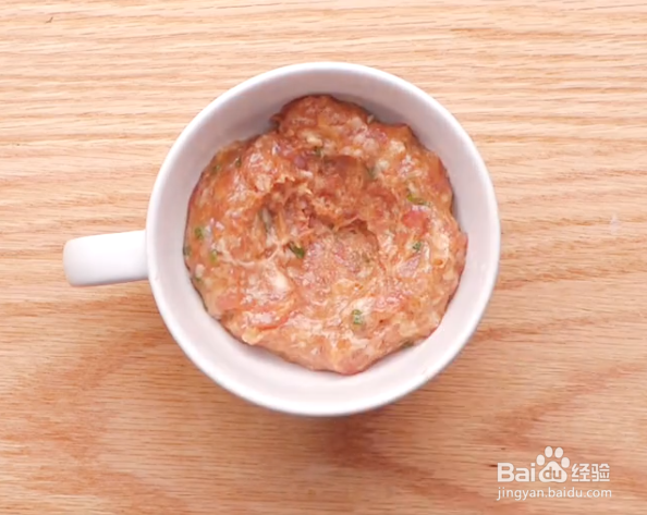 微波炉就能做的豉油鸡蛋肉饼