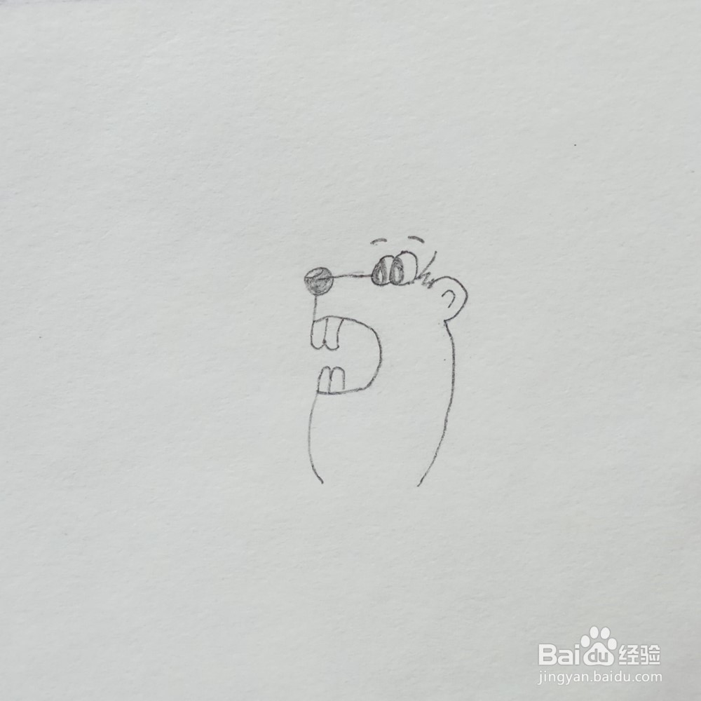 儿童简笔画 怎么画打地鼠